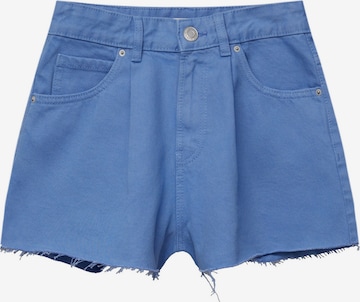 Pull&Bear Loosefit Shorts in Blau: predná strana