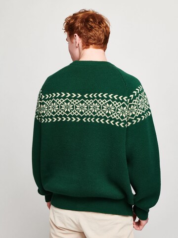 ABOUT YOU x StayKid Sweater 'TÖRÖÖÖ' in Green: back