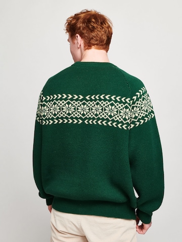 ABOUT YOU x StayKid Sweater 'TÖRÖÖÖ' in Green: back