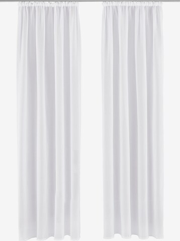 MY HOME Curtains & Drapes in White: front