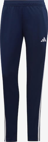 ADIDAS PERFORMANCE Slim fit Workout Pants 'Tiro 23' in Blue: front