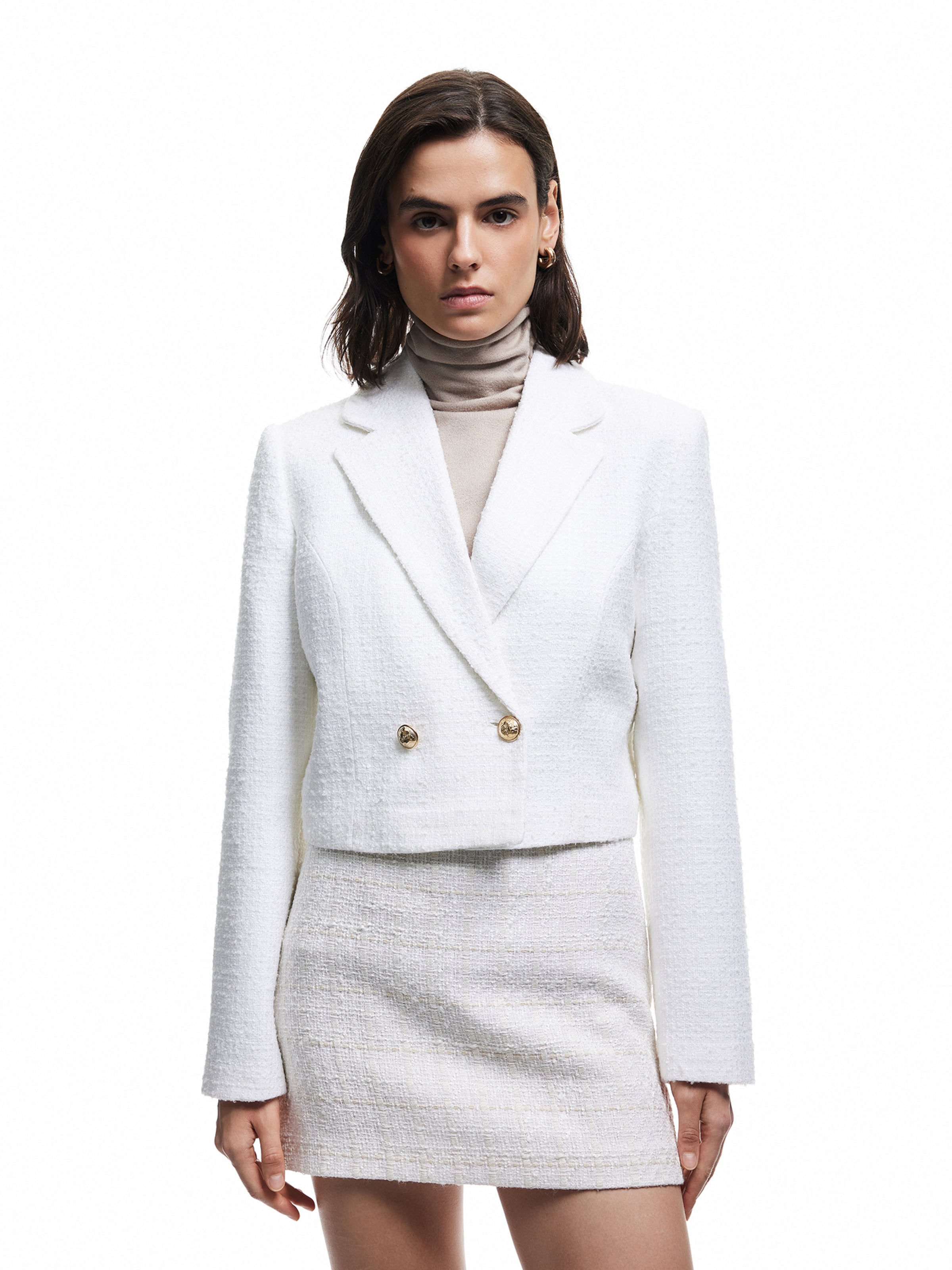 Koton Blazer in White: front
