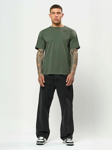 KAPPA - Ajuste regular Camisa ' KMLogo Ieeder ' en verde: frente