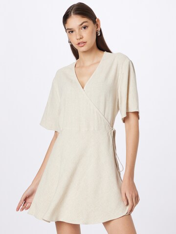 Robe 'Kimberly' WEEKDAY en blanc : devant