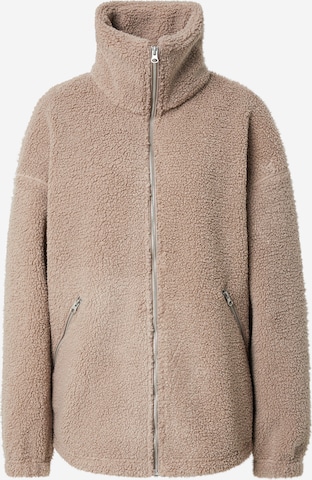 Aim'n Urheilullinen collegetakki 'Pile' värissä ruskea: etupuoli