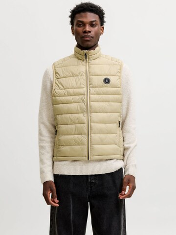 Gilet JACK & JONES en beige : devant