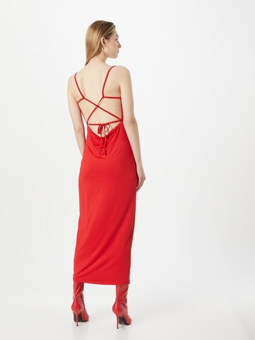 raudona NA-KD Kokteilinė suknelė