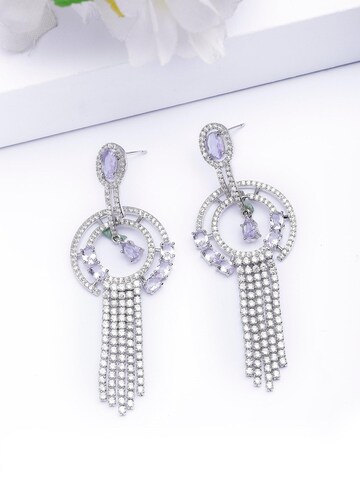 AVANT-GARDE PARIS Ohrringe 'Vesnasa' in Lila