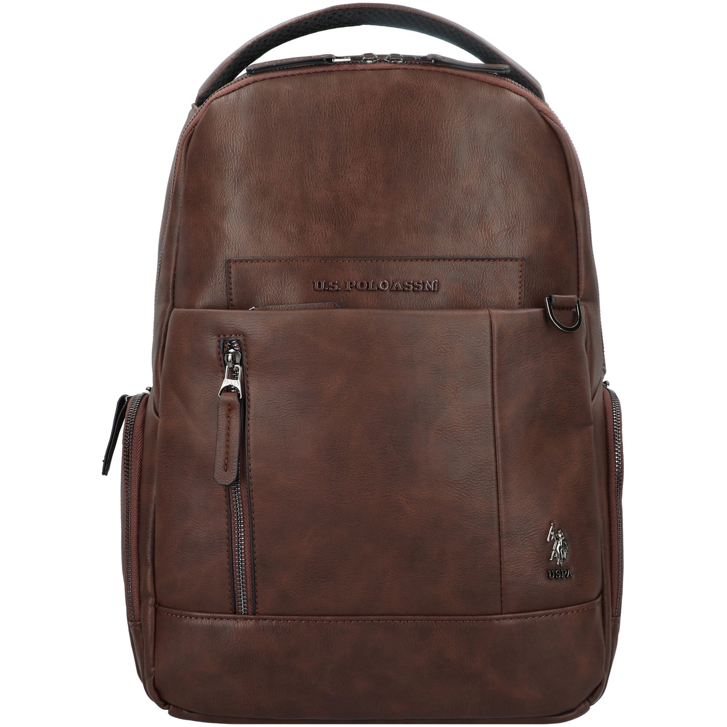 U.S. POLO ASSN. Backpack in Brown: front