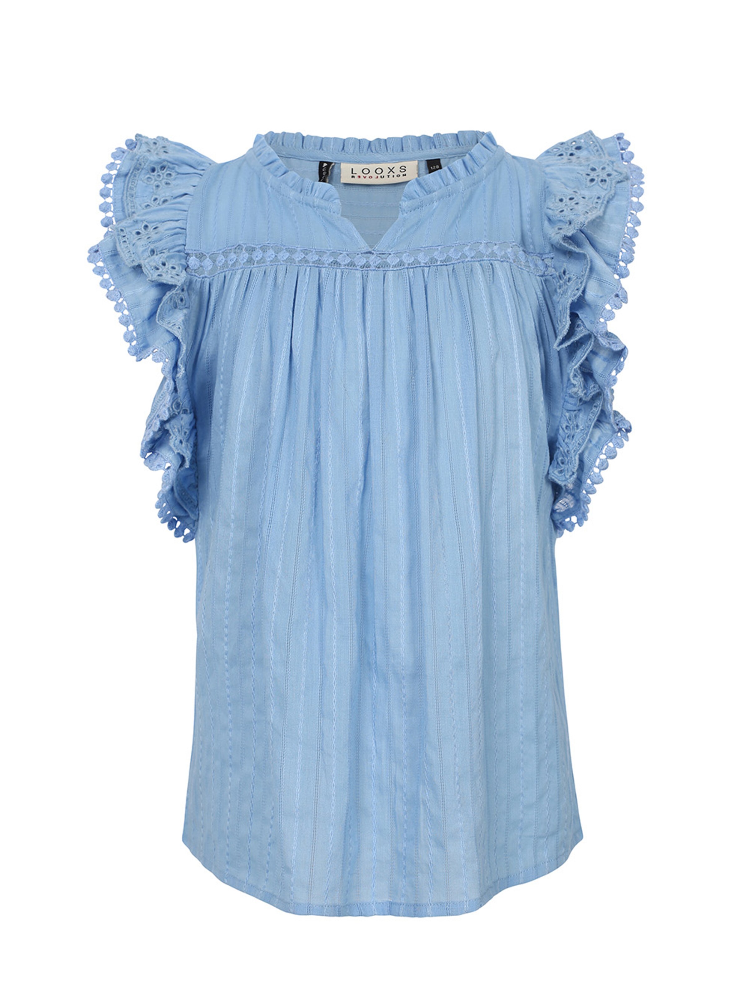 Chemisier Looxs Revolution en bleu : devant