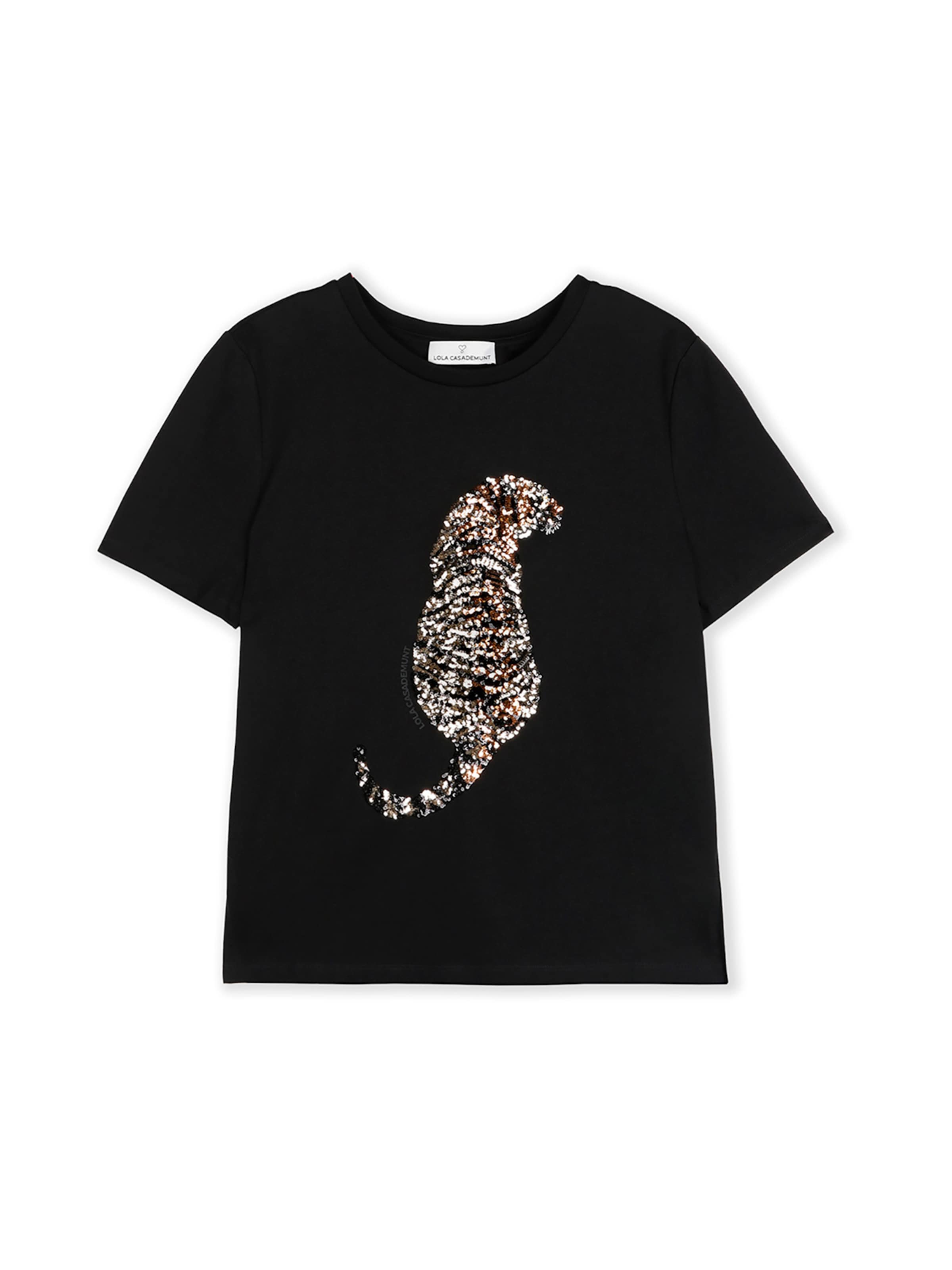 T-shirt Lola Casademunt en noir : devant