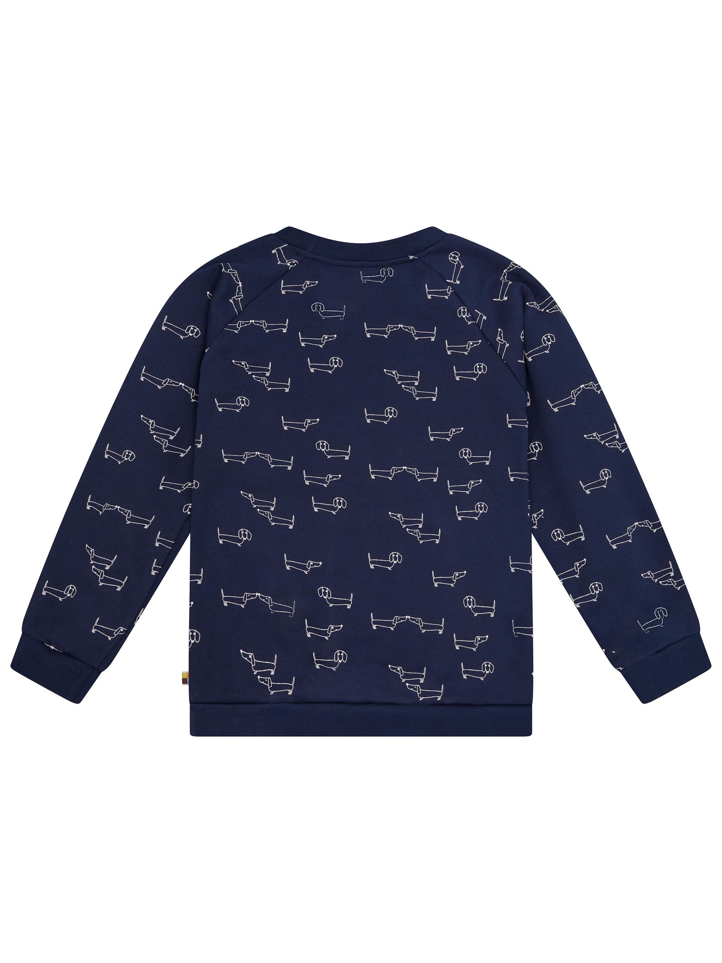 loud + proud Pullover 'Dackel'‌‌‌‌ in Blau