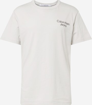Calvin Klein Jeans Tričko 'Eclipse' – bílá: přední strana