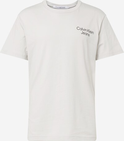 Calvin Klein Jeans T-Krekls 'Eclipse', krāsa - melns / balts / gandrīz balts, Preces skats