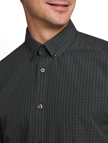 TOM TAILOR Regular fit Button Up Shirt in Green