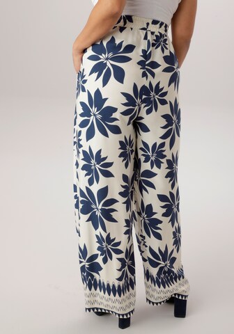 Aniston Wide Leg Hose in Weiß