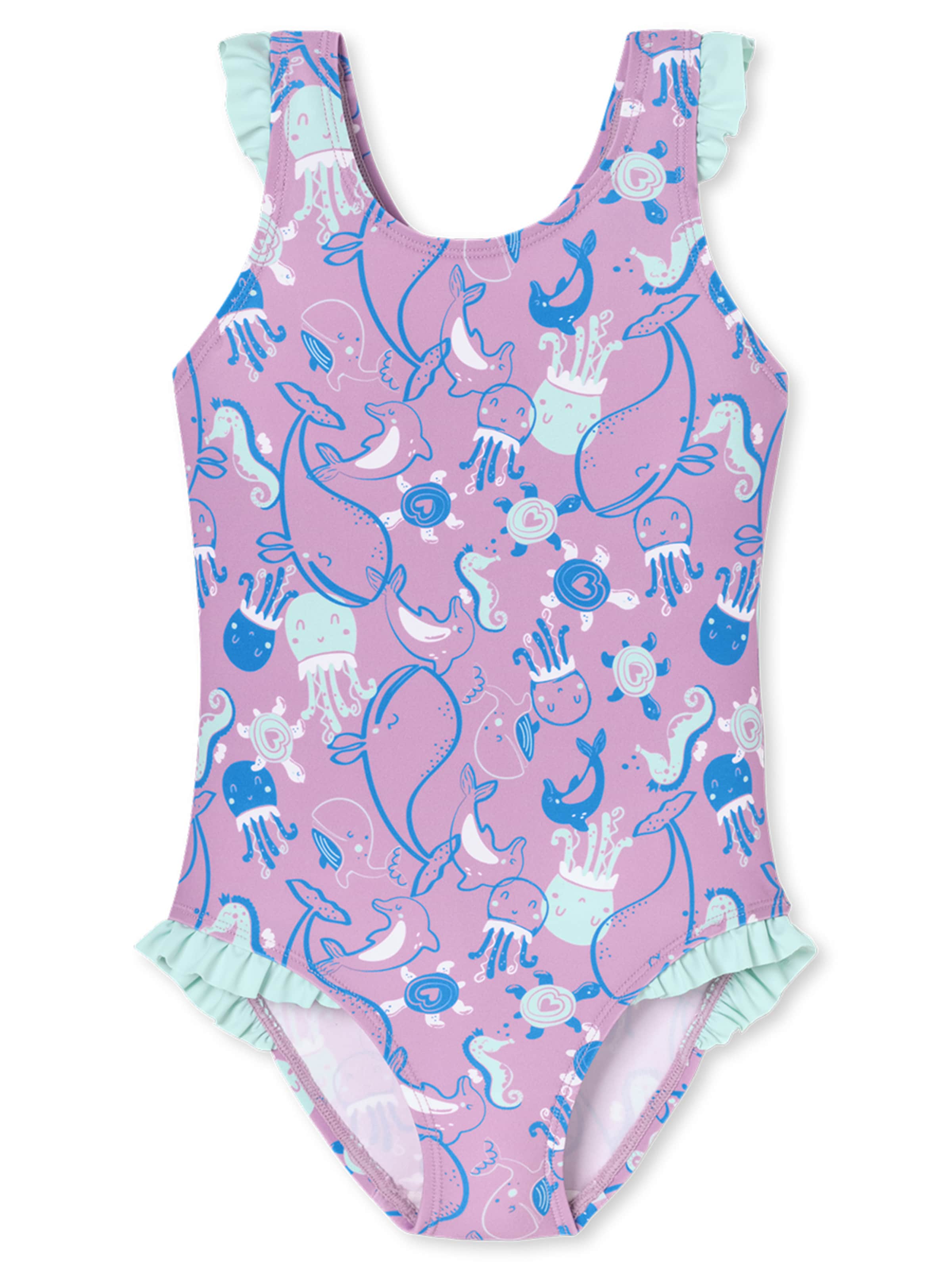 Maillot de bain ' Aqua Kids Girl ' SCHIESSER en rose : devant