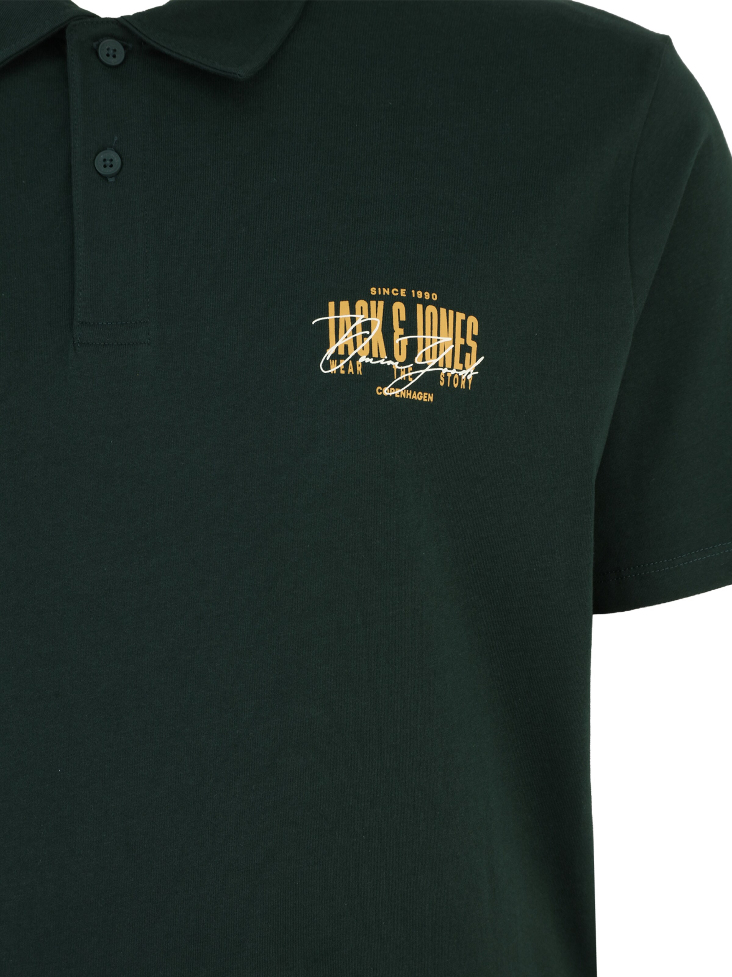 Jack & Jones Plus Футболка 'JJAERO' в Зеленый