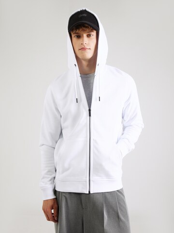 Giacca di felpa di Karl Lagerfeld in bianco: frontale