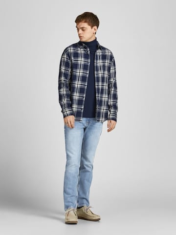 JACK & JONES Normální Džíny 'Clark' – modrá