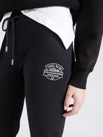 True Religion Flared Broek in Zwart