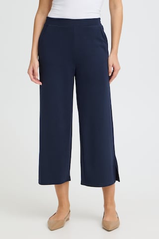Coupe slim Pantalon 'AURORA' Fransa en bleu : devant