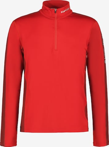 ICEPEAK Funktionsshirt 'Fleminton' in Rot: Vorderseite