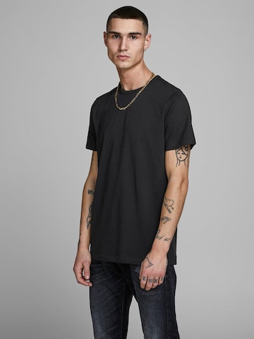 JACK & JONES - Camiseta en negro: frente