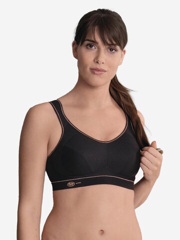 ANITA Minimiser Bra 'Extreme control' in Black: front