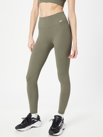 aim'n Skinny Sportbroek in Groen: voorkant