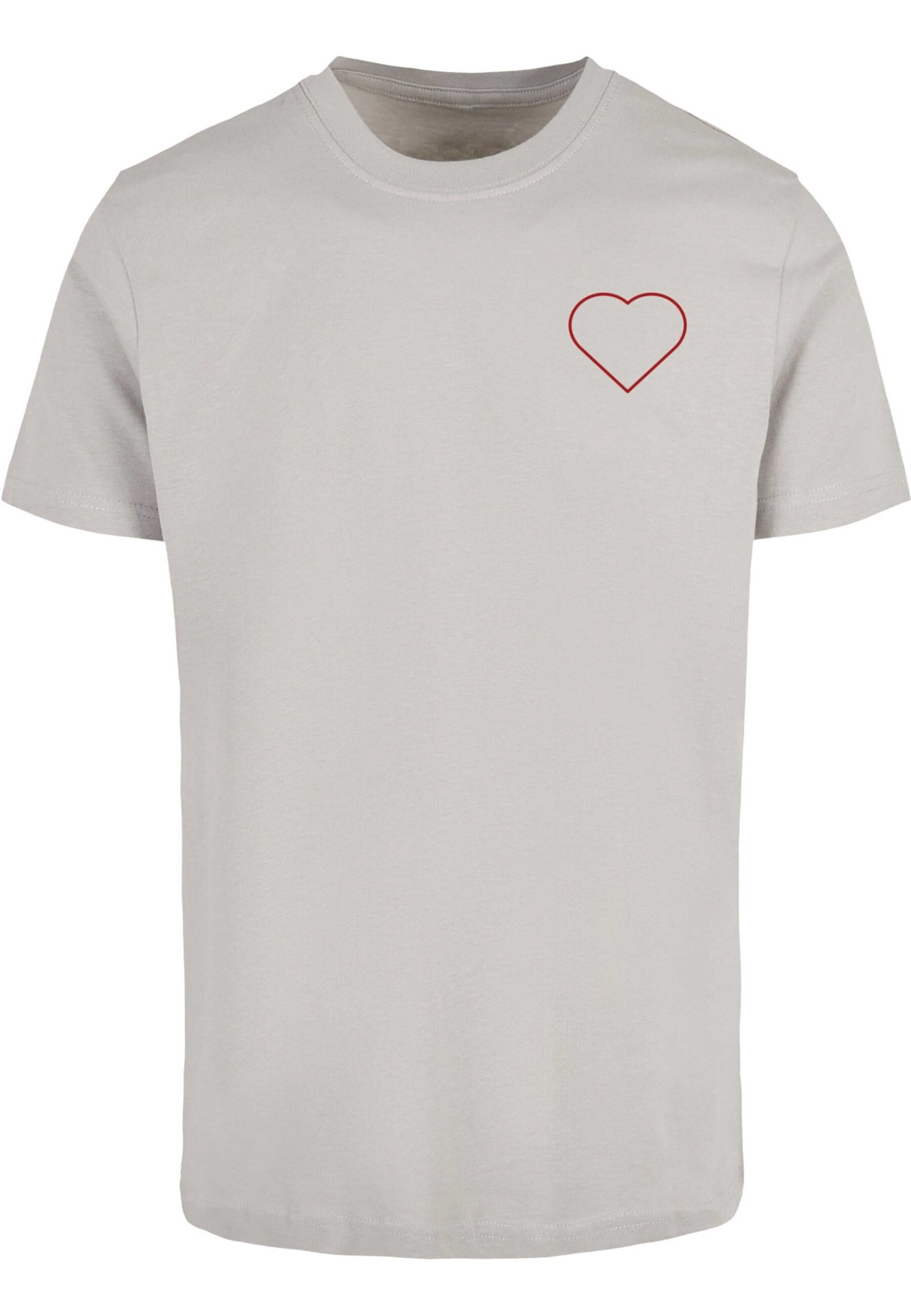 Merchcode Shirt 'MHSS' in Grijs: voorkant