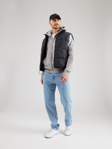 JACK & JONES Zip-Up Hoodie 'JJEStar' in Grey