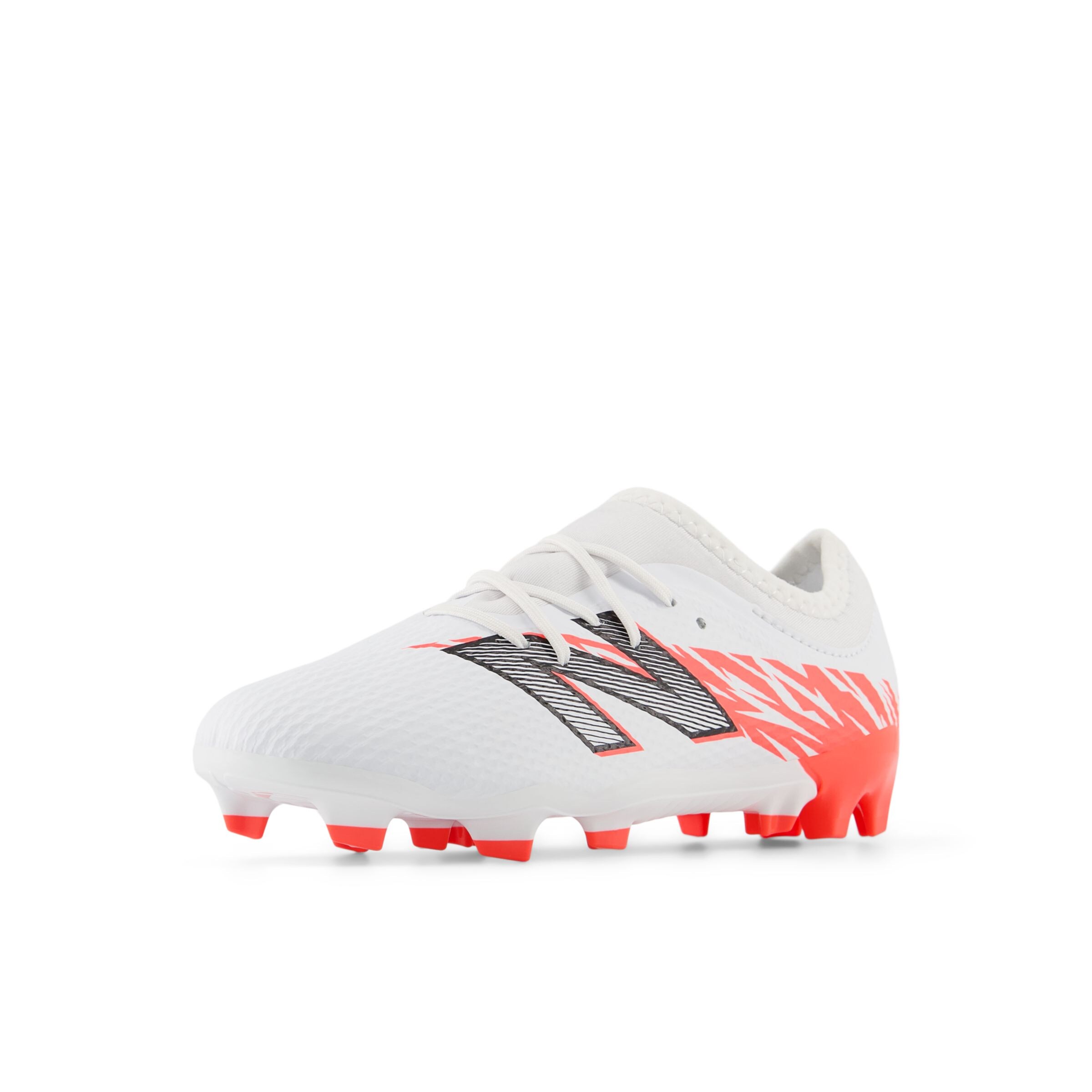 Chaussure de sport 'FURON TEAM JNR FG V8' new balance en blanc : devant