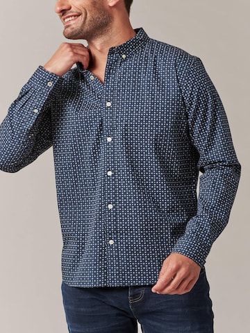 Coupe regular Chemise 'GODWIN' Deeluxe en bleu