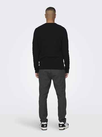 Pullover 'Kalle' di Only & Sons in nero