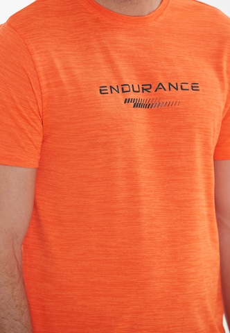 ENDURANCE - Camiseta funcional 'Portofino' en naranja