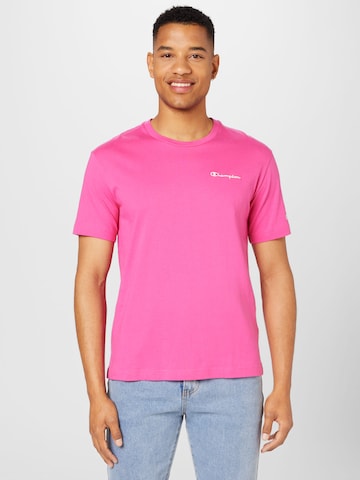 Champion Authentic Athletic Apparel T-Shirt' in Pink: predná strana