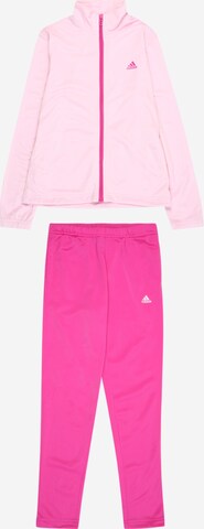 ADIDAS SPORTSWEAR Športna trenirka 'Essentials' | roza barva: sprednja stran