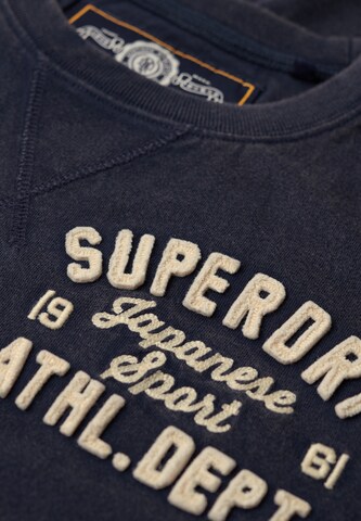 T-Shirt 'Vintage Athletic' Superdry & Co en bleu