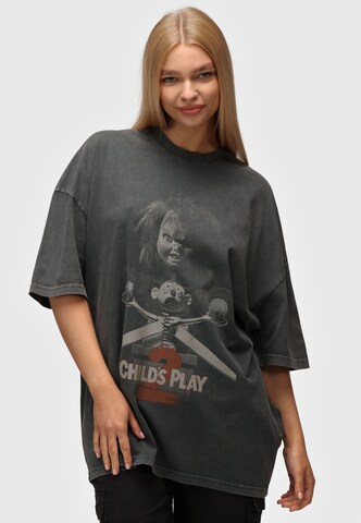 Recovered T-Shirt 'Chucky 2 Child's Play' in Grau: Vorderseite