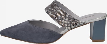 CAPRICE Mules in Blue: front