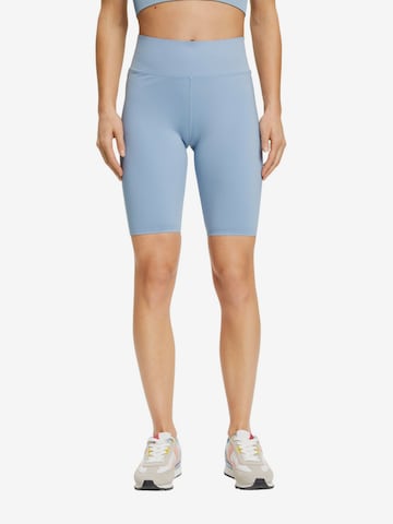 Skinny Pantalon de sport ESPRIT en bleu : devant