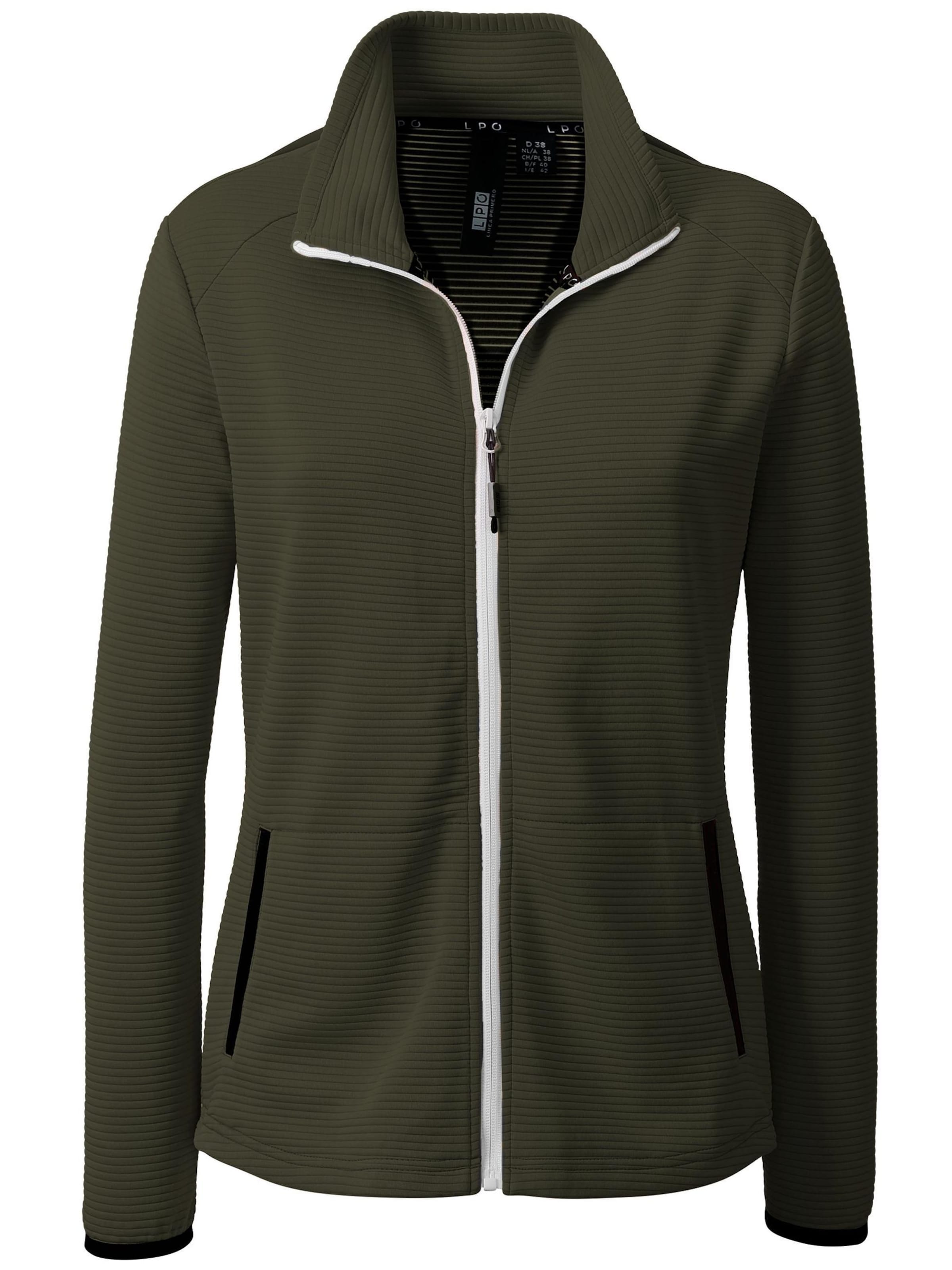 LPO Fleecejacke 'XARA' in Grün: Vorderseite