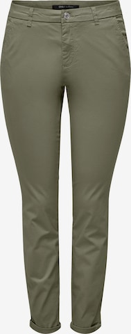 Pantalon chino 'PARIS' ONLY en vert : devant