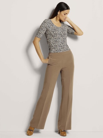 Loosefit Pantalon à plis MADELEINE en marron