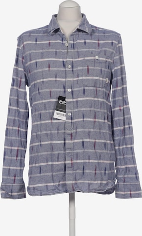 VANS Button Up Shirt in M in Blue: front