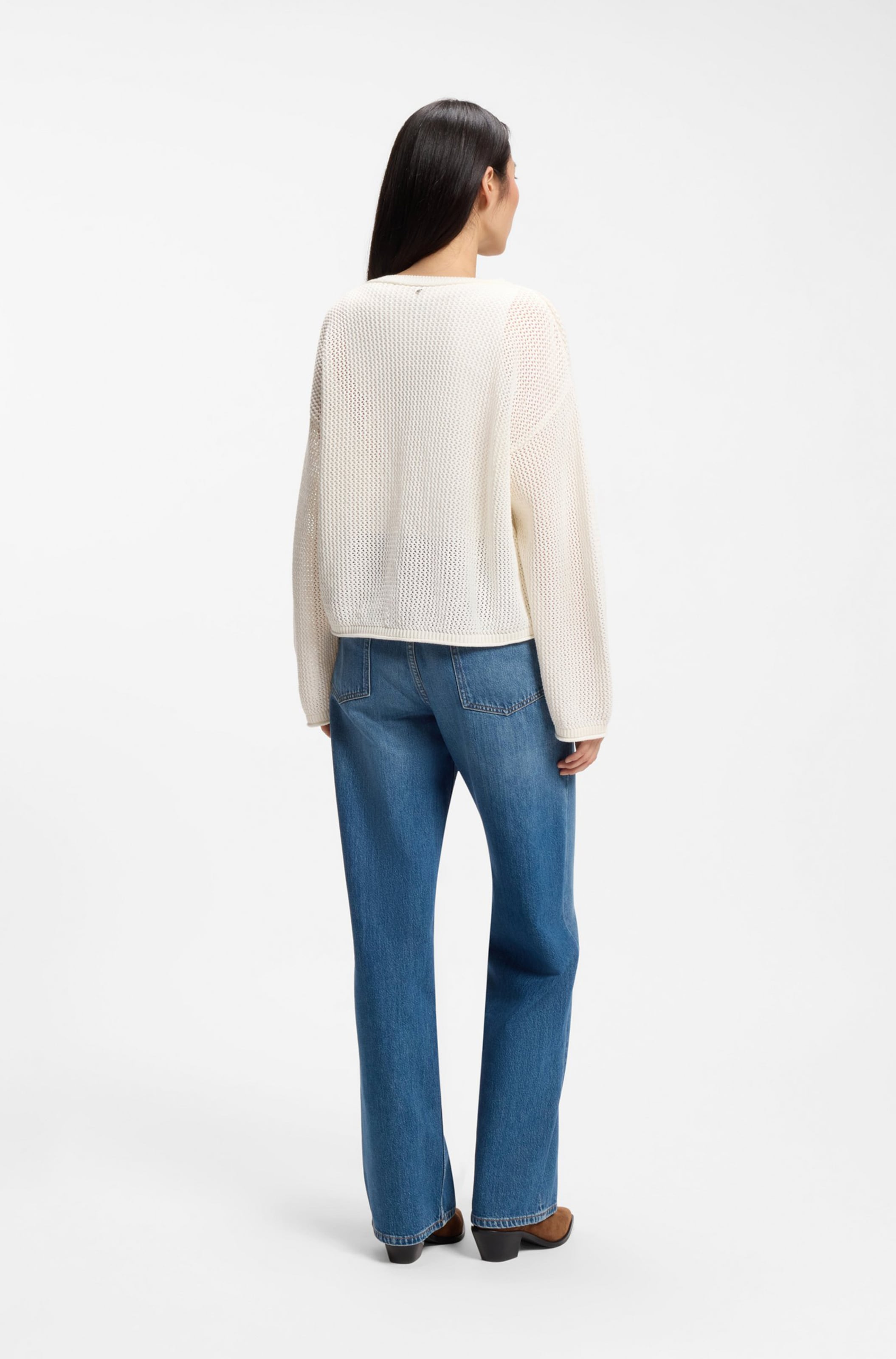 BOSS Sweatshirt in Weiß