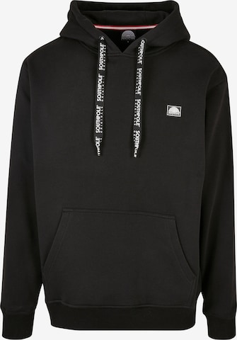 SOUTHPOLE Sweatshirt in Zwart: voorkant