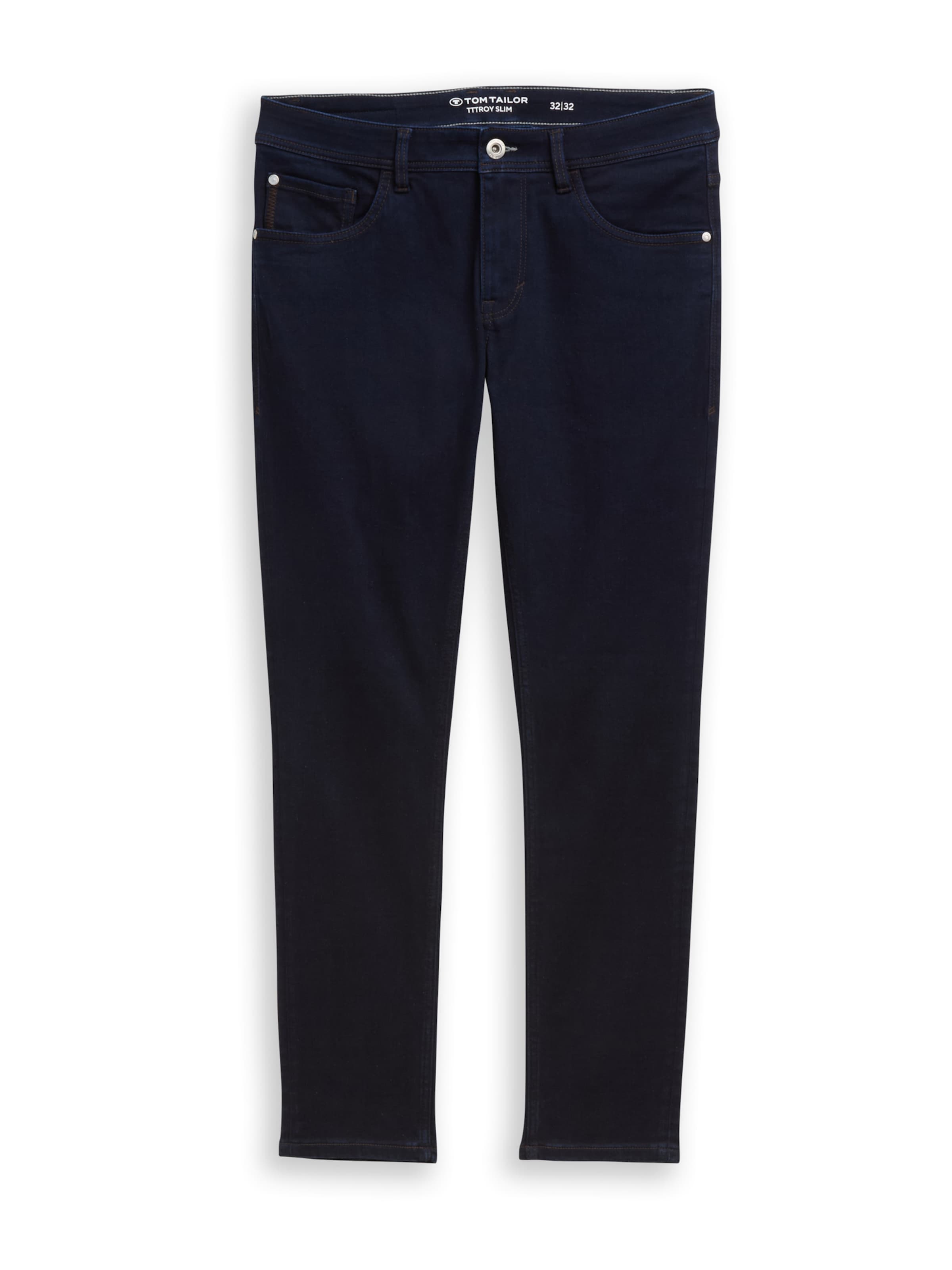 TOM TAILOR Slimfit Džíny 'TROY' – modrá: přední strana