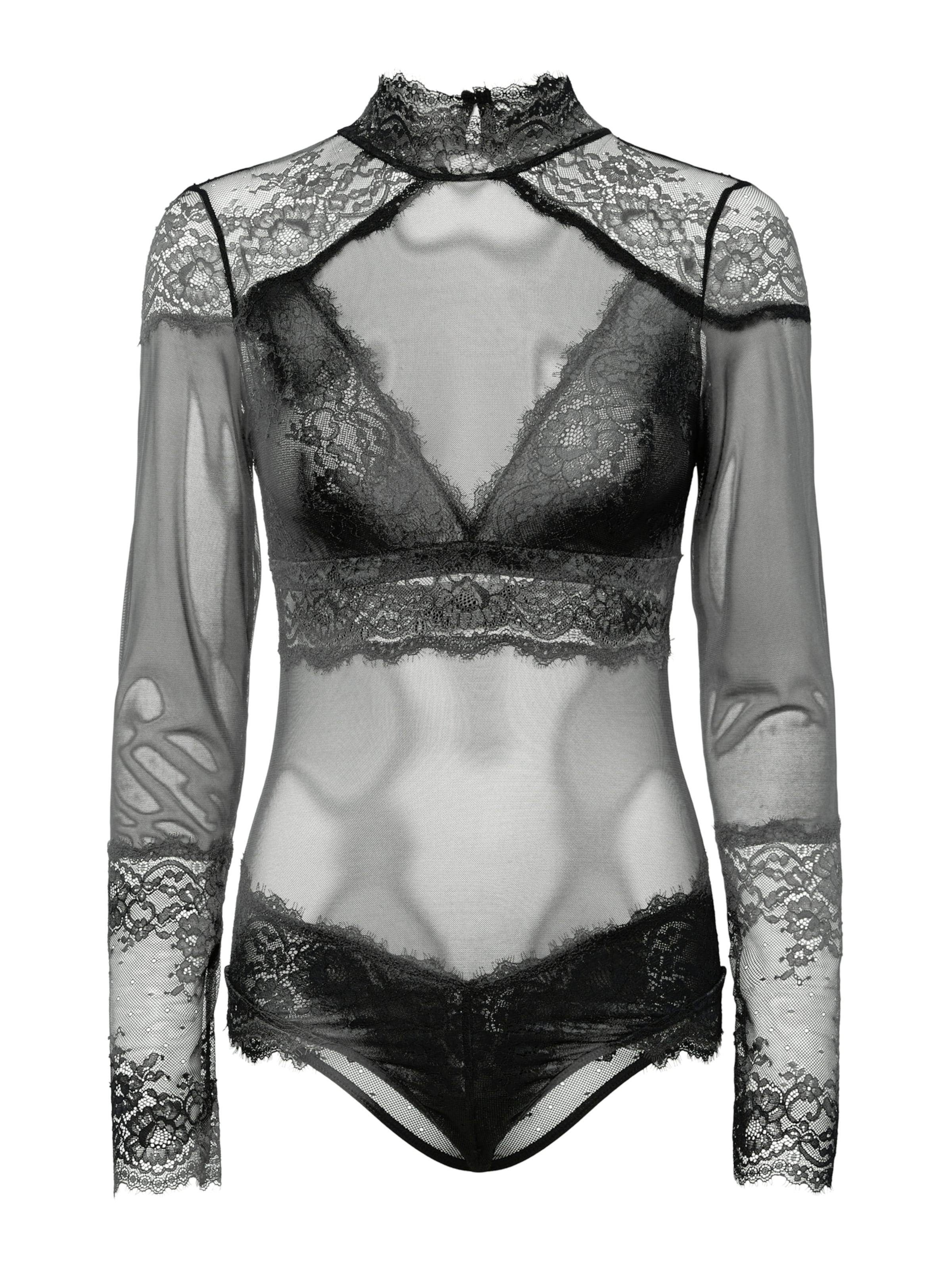 PIECESBodi 'PCJORA XMAS' - crna boja: prednji dio